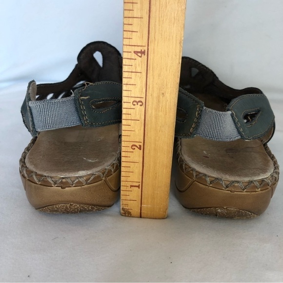 Remonte Dorndorf Slip On Leather Navy Sandals Size 38 (7-7.5) - Picture 11 of 11